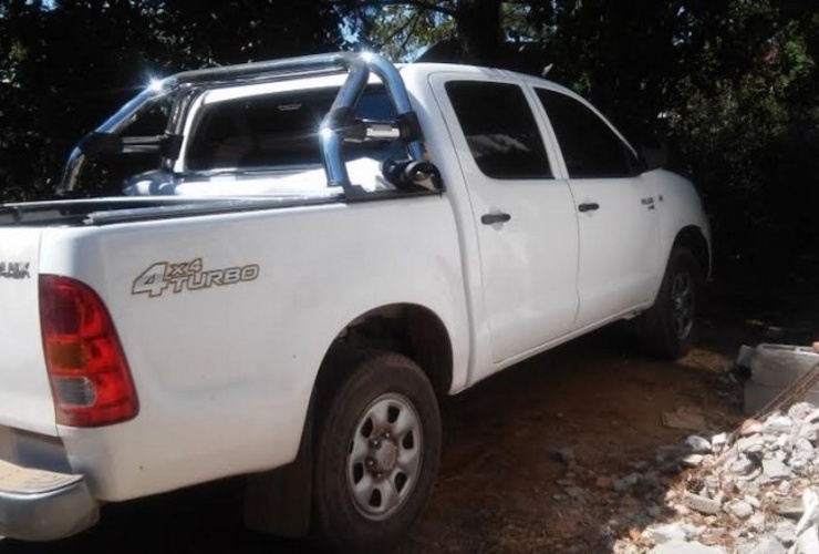 Uno de los vehículos secuestrados. Foto: Ministerio de Seguridad