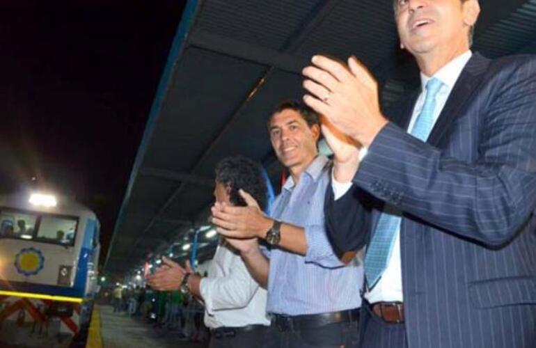 Las autoridades nacionales de Transporte participaron de los actos en Rufino