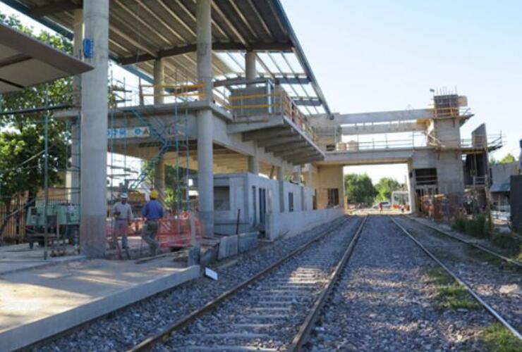 En Rosario, El Apeadero Sur cambia su fisonomía para recibir el tren a Buenos Aires a partir del 1º de abril. Foto: A.Celoria.