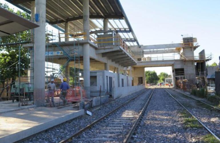 En Rosario, El Apeadero Sur cambia su fisonomía para recibir el tren a Buenos Aires a partir del 1º de abril. Foto: A.Celoria.