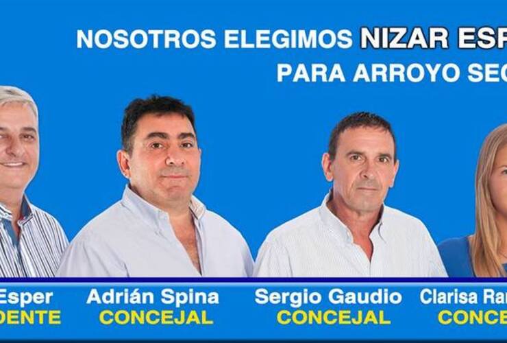 La lista de Adrián Spina respalda la precandidatura de Nizar Esper a intendente La lista de Adrián Spina respalda la precandidatura de Nizar Esper a intendente