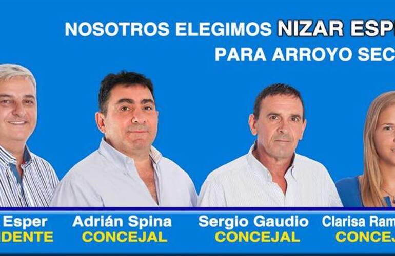 La lista de Adrián Spina respalda la precandidatura de Nizar Esper a intendente