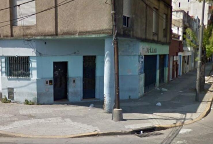 La esquina de Santa Fe y Castellanos que fue allanada. Foto: captura Street View