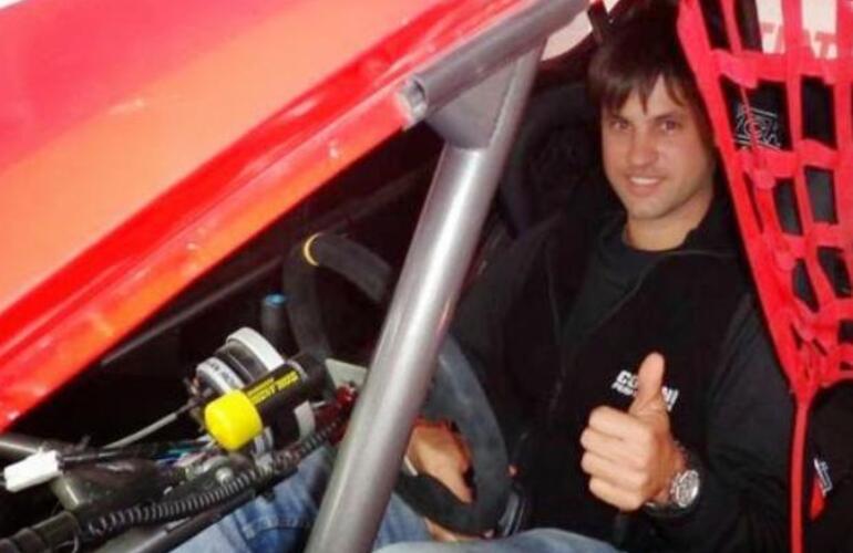 Andrés Giovanetti, el joven piloto de karting y automovilismo oriundo de la localidad de Alvarez.