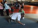 La campaña se desarolló en el Polideportivo de Fighiera