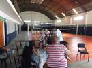 La campaña se desarolló en el Polideportivo de Fighiera