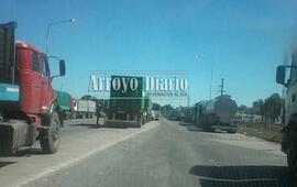 El tránsito a la altura de GM estaba algo complicado este mediodía