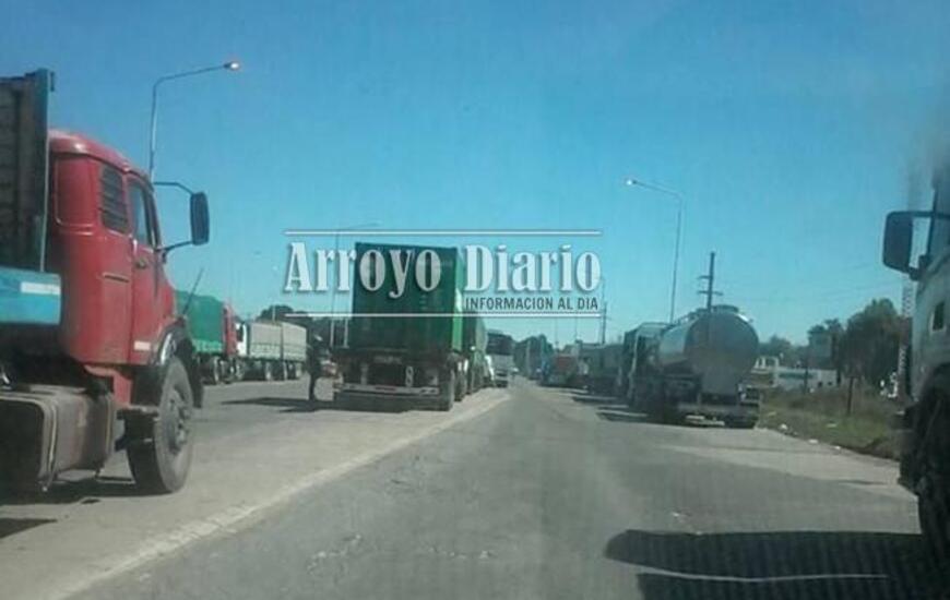 El tránsito a la altura de GM estaba algo complicado este mediodía