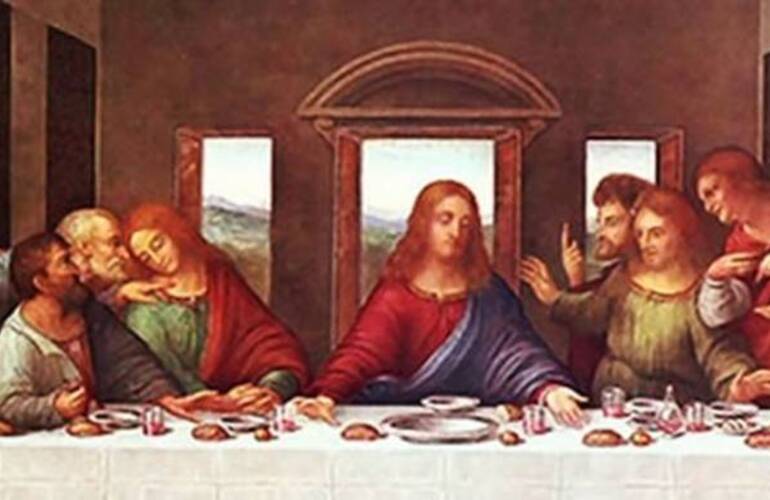 Revelan qué comieron Jesús y los apóstoles en "La Última Cena"