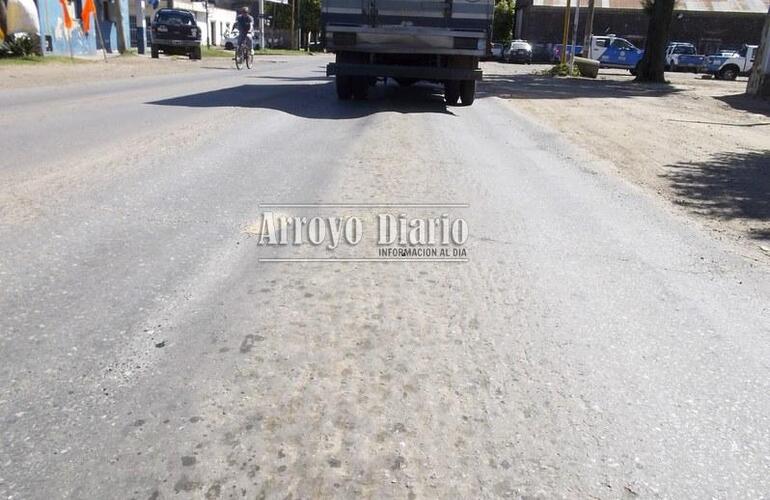 Ruta 21 a la altura de calle Libertad