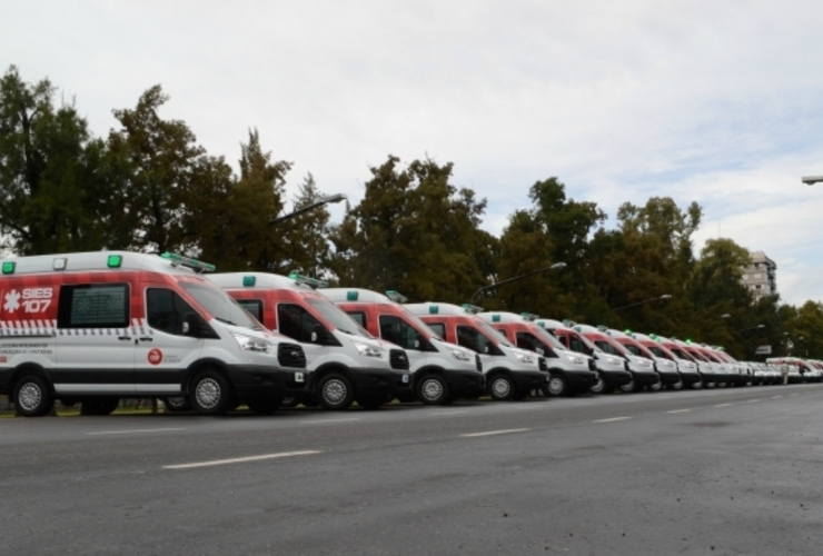 El Sies sumó 34 vehículos para seis Centrales Operativas del sur provincial