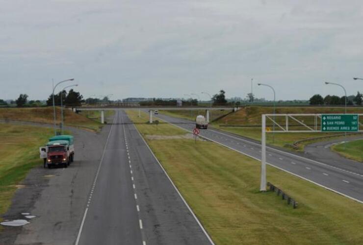 El accidente se produjo entre Timbúes y Puerto General San Martín.