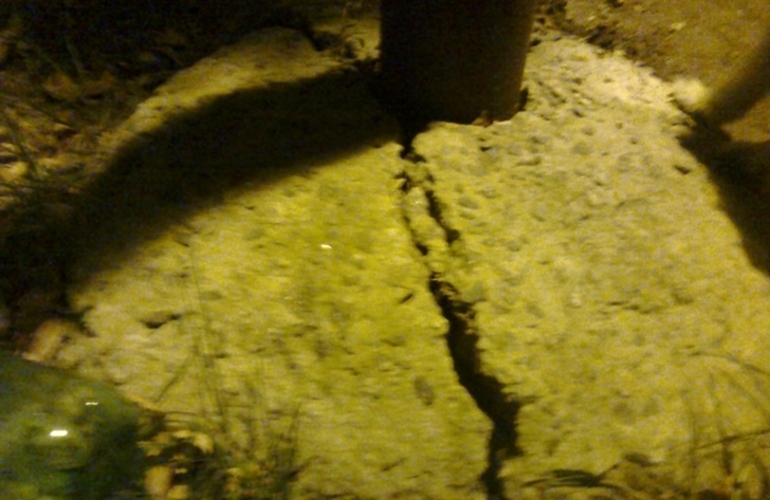 Una de las im&aacute;genes que enviaron los vecinos