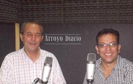 Daniel Tonelli junto al precandidato a concejal Ulises Bosco