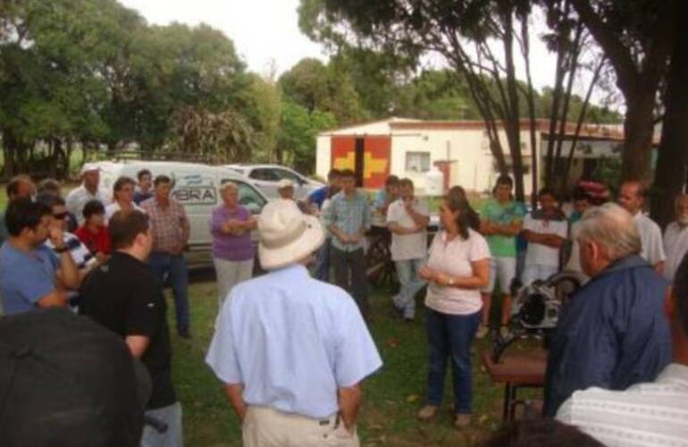 Asistentes a la jornada hortícola.