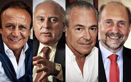 Los principales precandidatos a gobernador.