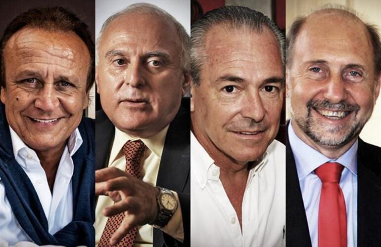 Los principales precandidatos a gobernador.