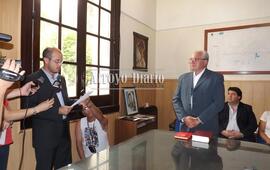 Así asumía Mansilla su cargo en 2013 durante la toma de juramento