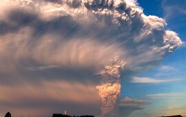 Las cenizas del volcán chileno llegarán al sur de Santa Fe