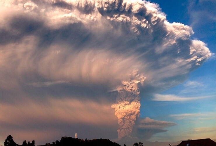 Las cenizas del volcán chileno llegarán al sur de Santa Fe