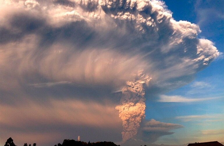 Las cenizas del volcán chileno llegarán al sur de Santa Fe