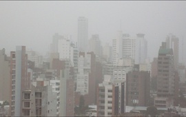 Una de las imágenes de Rosario que circulan en Twitter esta mañana. Foto: @Fede_amd en Taringa