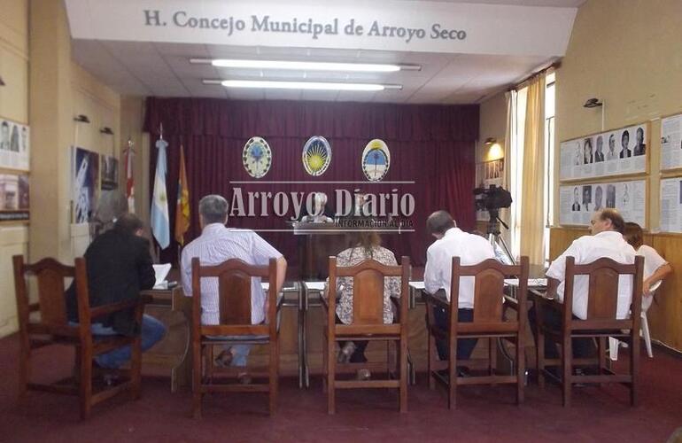 Los concejales en la sesi&oacute;n de este martes