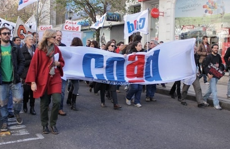 La huelga de la semana próxima incluirá movilizaciones. Foto: Archivo Rosario3