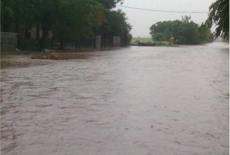 Así está el Paraje "El Ombú". Foto: Facebook