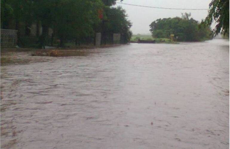 Así está el Paraje "El Ombú". Foto: Facebook