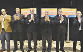 El Frente Progresista se mostró unido y relanzó su campaña