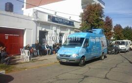 La unidad móvil arribó este jueves a Arroyo Seco y mañana viernes también estará en la ciudad