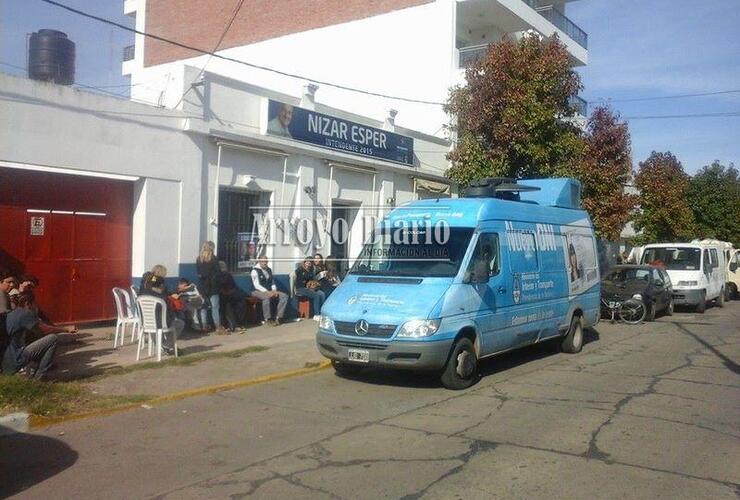 La unidad móvil arribó este jueves a Arroyo Seco y mañana viernes también estará en la ciudad