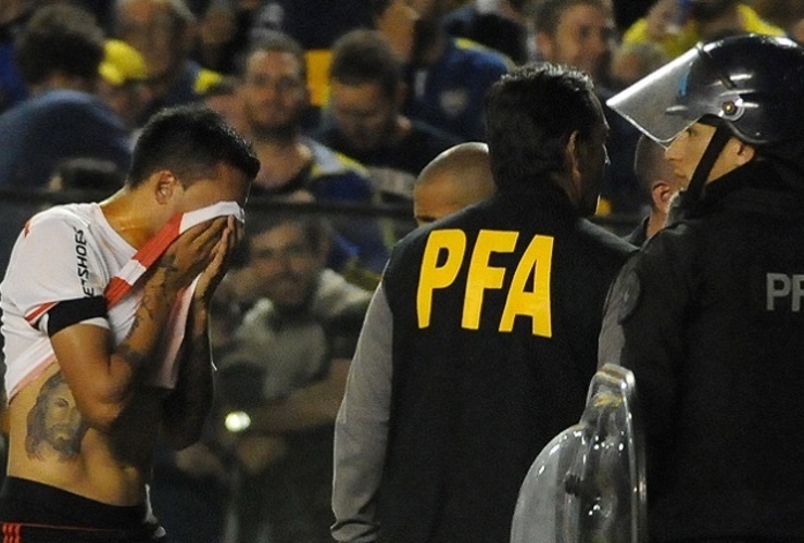 Vangioni, uno de los jugadores lesionados en el ataque. Foto: Baires