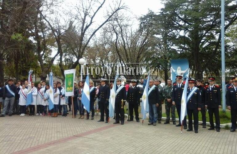 El acto se realizó en la Plaza 9 de Julio