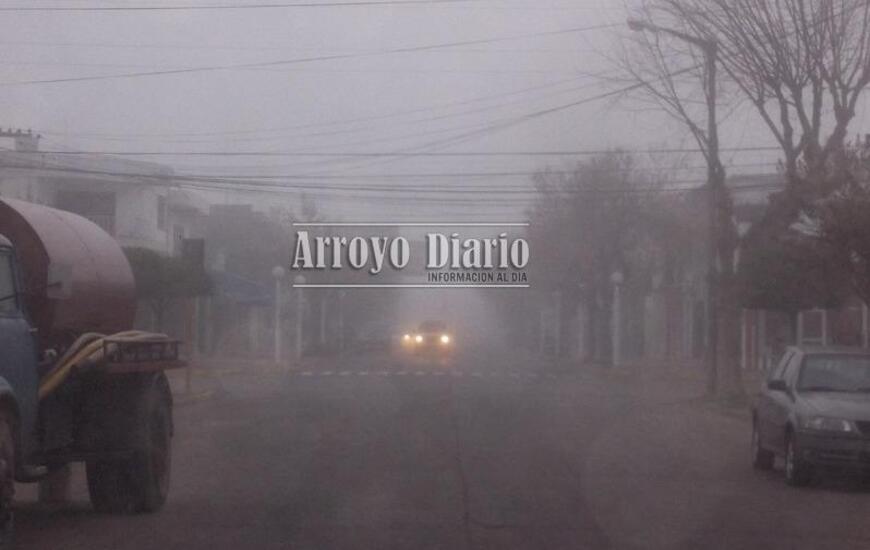 Visibilidad complicada. Así estaba esta mañana nuestra ciudad