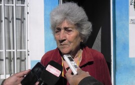 María Elena Rubiccini se presentó ayer en la Comisaría 13ª a reconocer los objetos recuperados.