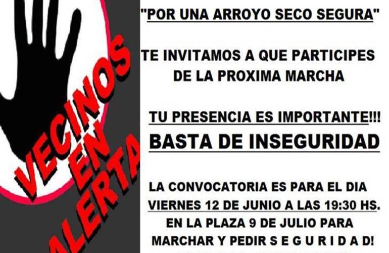 Nueva marcha por m&aacute;s seguridad