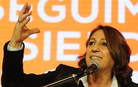 La intendenta Mónica Fein fue reelecta por otros cuatro años. A diferencia de las Paso, ganó en el centro y también en los barrios.