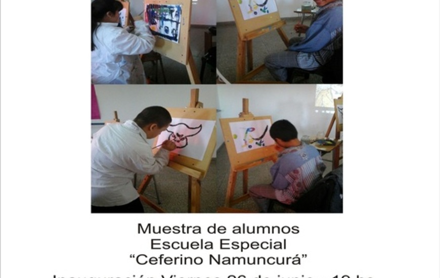 Imagen de La Biblioteca Popular invita a la Muestra "Pinceladas desde mis ojos"