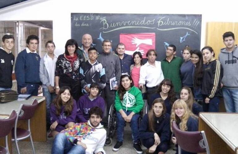 �Abrazos de Agua�, se proyectar&aacute; en la E.E.S.O. N&ordm; 415 Juan Bautista Alberdi. Foto: Gentileza Patricio Huerga