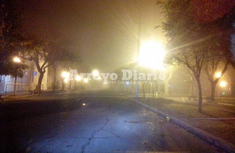 De madrugada. Arroyo Seco anoche cerca de la 1 de la mañana. Crédito: Gabriel D´ortona