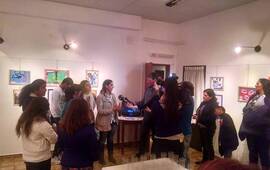 Inauguración. Tuvo lugar anoche en la Biblio. Crédito: Biblio Arroyo