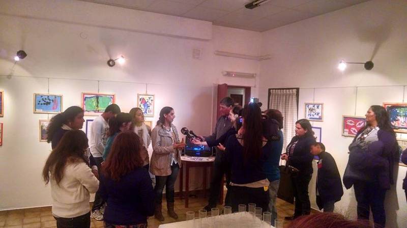 Inauguración. Tuvo lugar anoche en la Biblio. Crédito: Biblio Arroyo