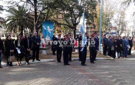 En la plaza. El acto se realizará en la Plaza 9 de Julio de nuestra ciudad. Foto: Archivo AD