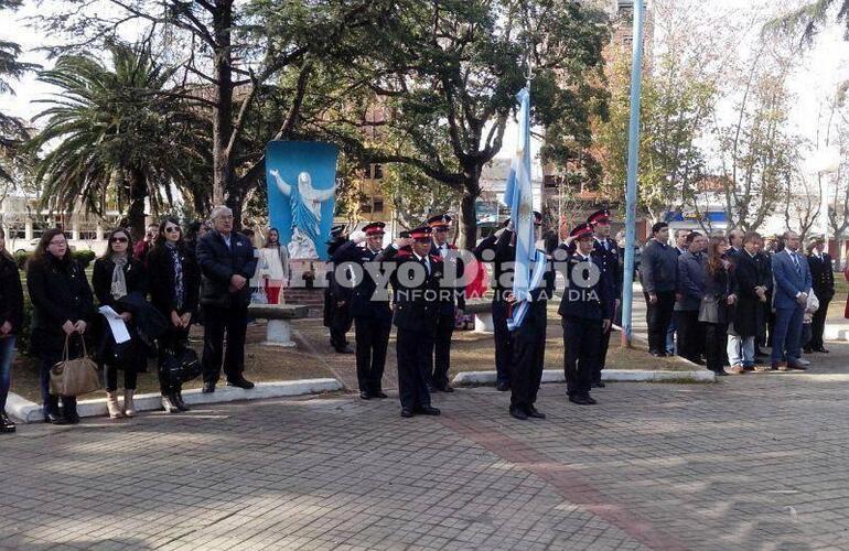 En la plaza. El acto se realizar&aacute; en la Plaza 9 de Julio de nuestra ciudad. Foto: Archivo AD