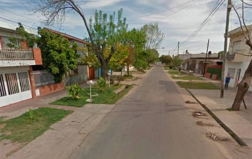 El lugar. La víctima se encontraba en su vivienda de San Nicolás al 3900 cuando fue rociada con nafta por su ex