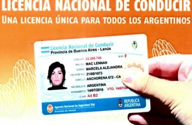 No hay fecha de implementación para el nuevo carné de conducir. Infobae.com