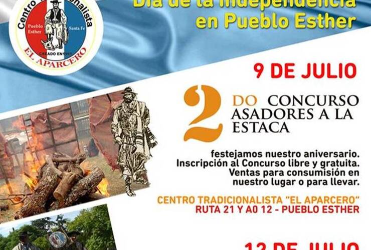 9 y 12 de julio. Toda la comunidad y localidades vecinas invitadas a participar