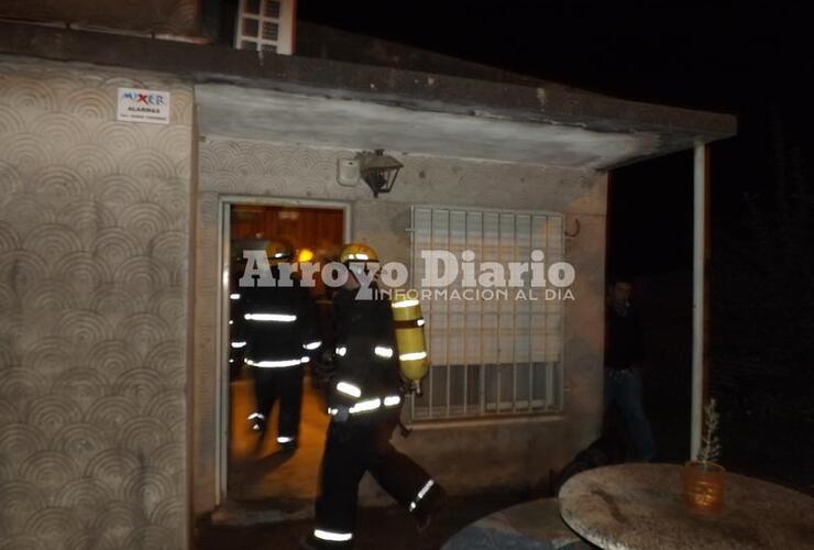 Una dotación con un móvil trabajaban en el lugar pero la situación estaba controlada